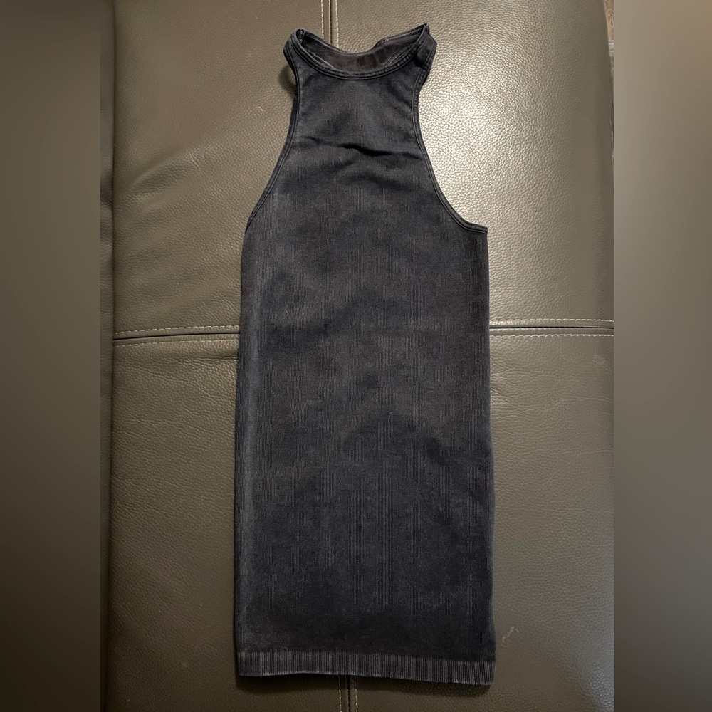 FREE PEOPLE High neck Racer back ribbed TOP - Picture 5 of 6